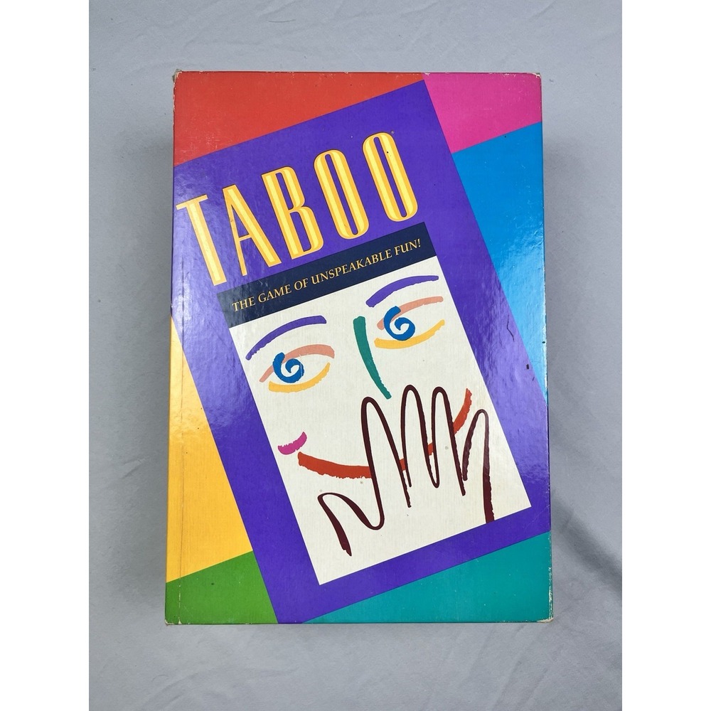 Taboo The Game Of Unspeakable Fun 1989 Buzzer Works, Timer, Holder - Complete